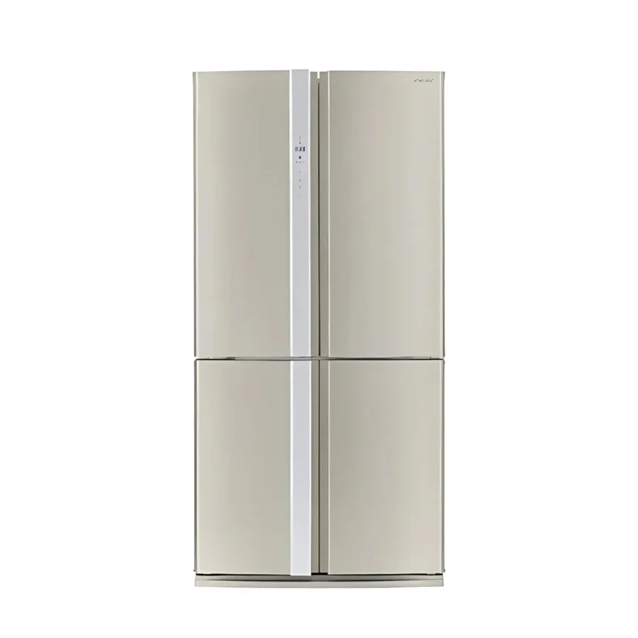 Sharp SJ-FP850A-SS5 724 Litre no-frost 4 kapılı gümüş cam buzdolabı - silver glass french door refrigerator