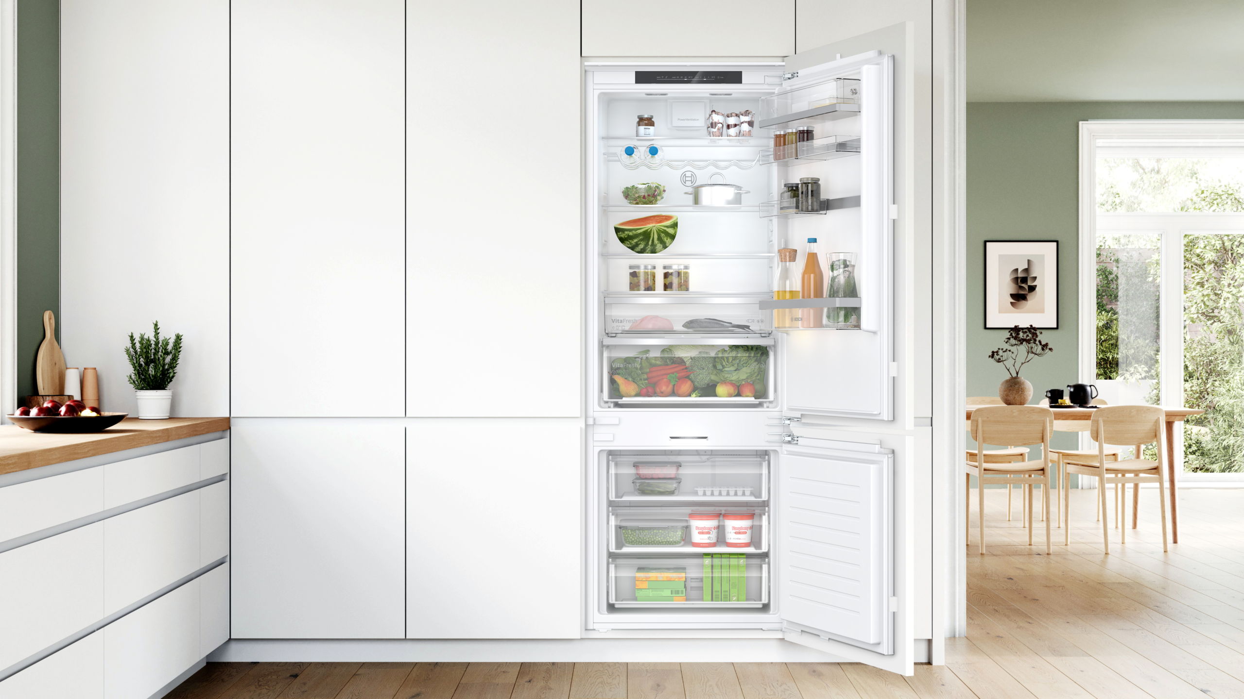 Bosch KBN96ADD0 382 Litre No-Frost Ankastre Buzdolabı Kıbrıs