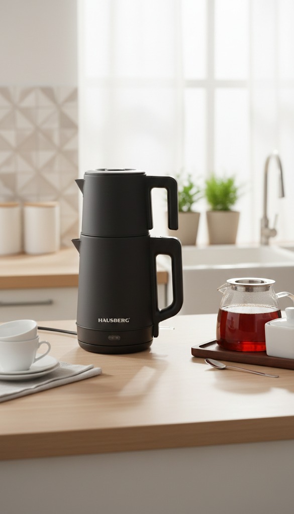 Hausberg HB 3636NG elektrikli çay makinesi - electric tea maker