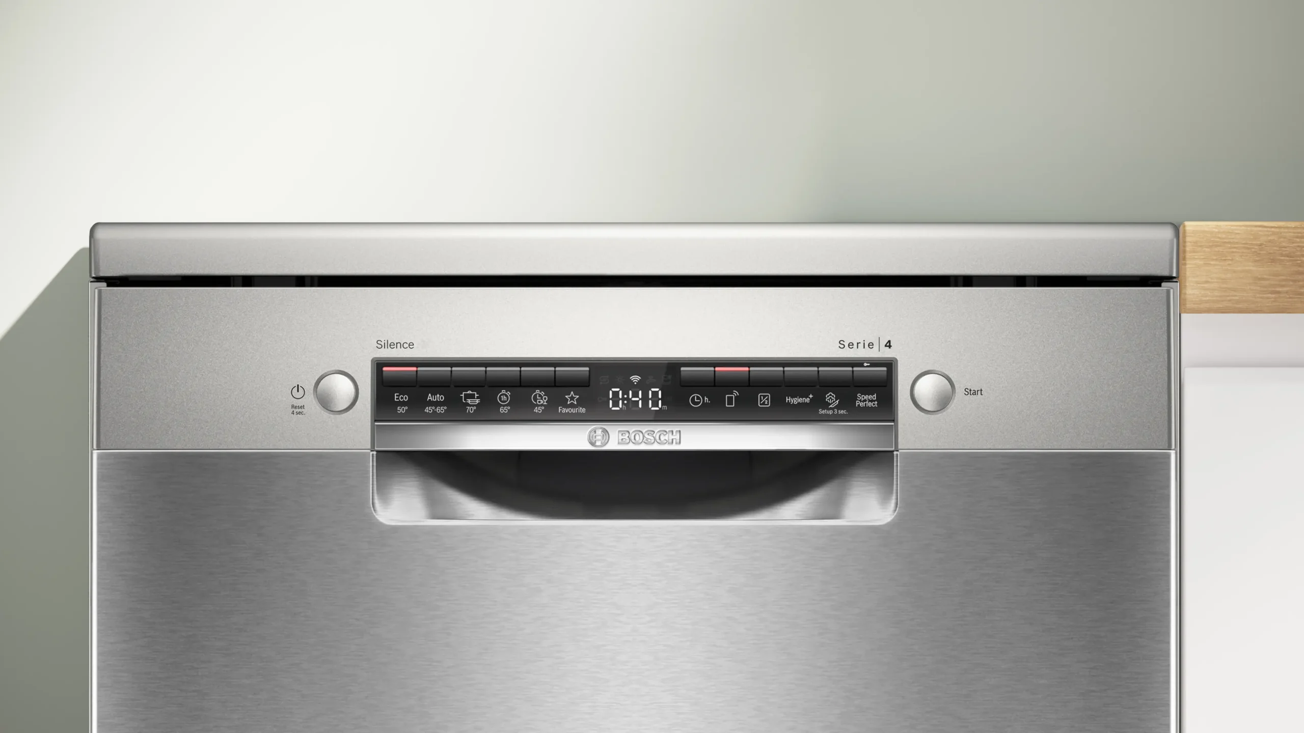 Kıbrıs Bosch SMS4IMI62Q Gümüş İnox Bulaşık Makinesi