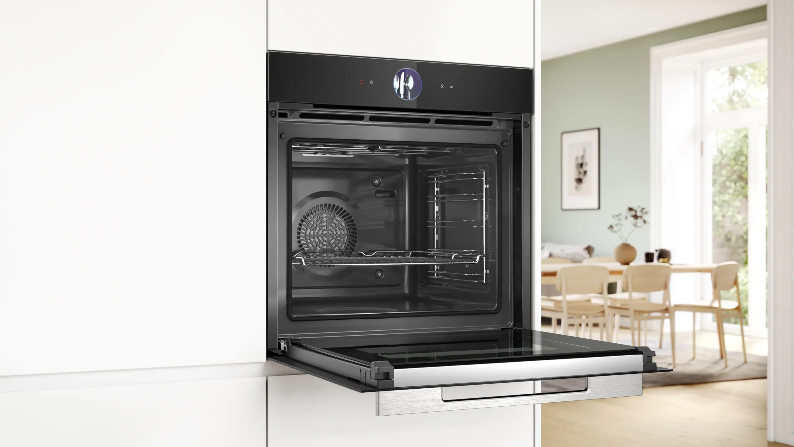 Kuzey Kıbrıs Bosch fırın HBG7764B1 Seri 8 Siyah Ankastre Fırın