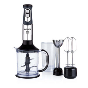 Arnica stick blender set paslanmaz çelik ısıya dayanıklı ayak