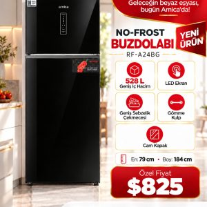 ARNİCA RF-A24BG 528 LİTRE NO-FROST BUZDOLABI