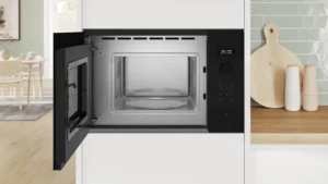 BOSCH BFL524MB2 Kıbrıs 20 litre siyah ankastre mikrodalga mutfak tasarımı