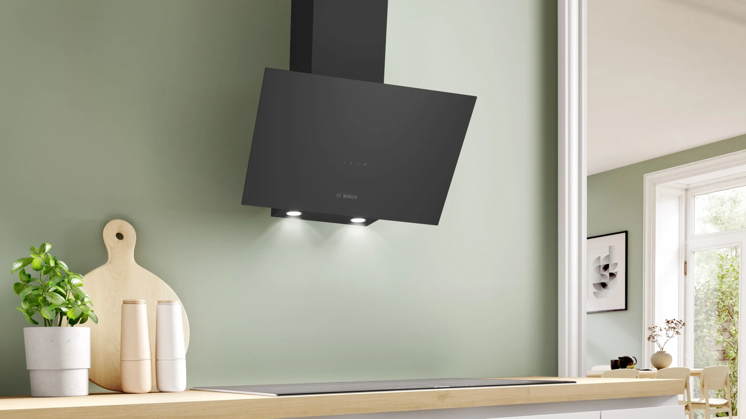 Bosch DWK64PJ60T Kıbrıs Seri 2 Eğik Davlumbaz