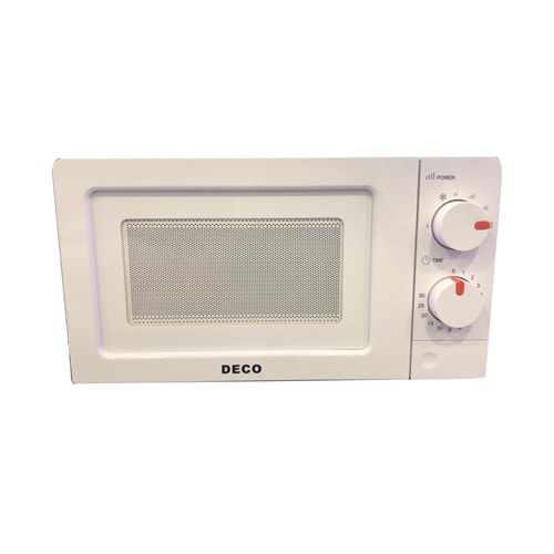 DECO SEMV3 Kıbrıs 20 Litre solo beyaz mikrodalga fırın